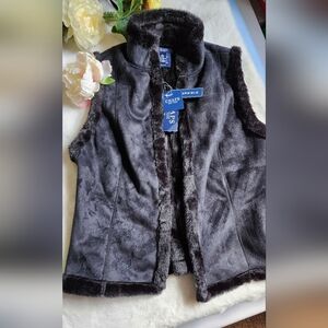 Chaps Ralph Lauren Fur Vest